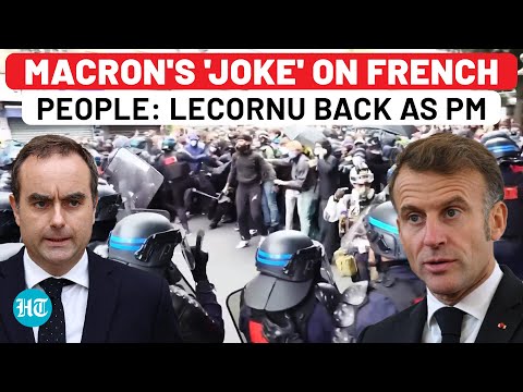 Macron's 'Bad Joke' On French People, Reappoints Close Aide Lecornu As PM Days After Resignation