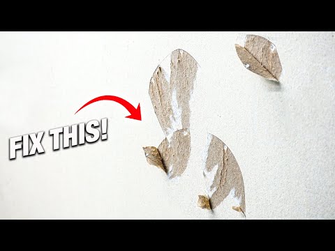 How To Repair TORN DRYWALL PAPER Like A PRO! EASY AND FAST DIY FIX!