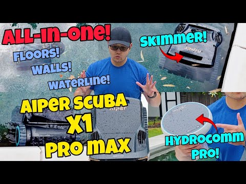 Skimmer + Cleaner in One! AIPER SCUBA X1 PRO MAX Review