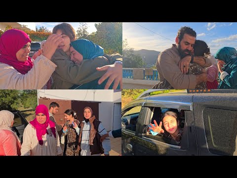 وصال بدموع بكات على بناتها لي خلات ودعنا كولشي