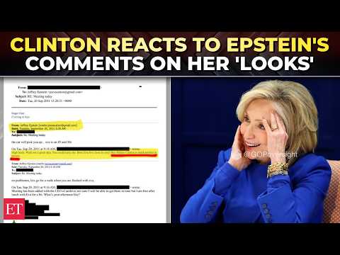 'I don't object to that': Hillary Clinton smirks at Epstein calling her 'much prettier in person'