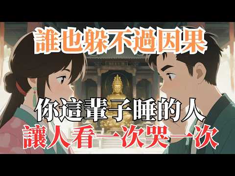 誰也躲不過因果！你這輩子睡的人，前世究竟是你的誰？揭開情債背後的輪迴真相，讓人看一次哭一次 #因果 #性缘 #佛法 #婚姻 #轮回 #业力解脱 #命运 #修行 #情债