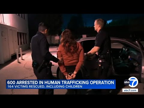 600 arrested, 170 victims rescued in California human trafficking crackdown
