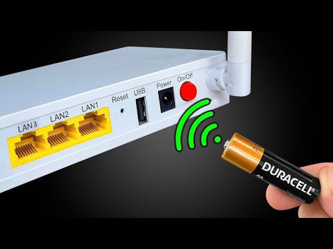 No Internet Needed! Put the Battery in the WIFI Router and Enjoy