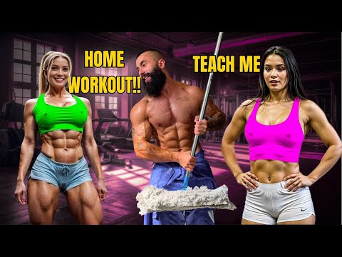 Anatoly Teaches Girls How to Lift a 32kg Mop! 💪😂 | Funniest Gym Moment!