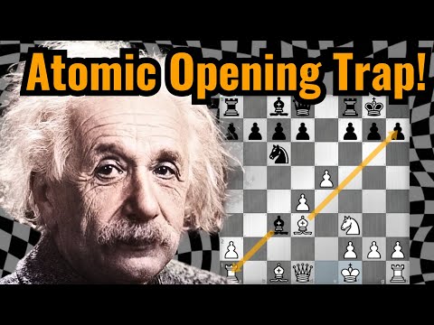 Einstein's Chess IQ Was INSANE! ASTONISHING Double Sac SHATTERS "Newtonian" Defense!