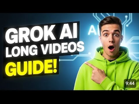  How to Use Grok AI to Create Long Videos for FREE! 🎥✨#GrokAI #FreeAItools #AIVideoMaker #AICreation