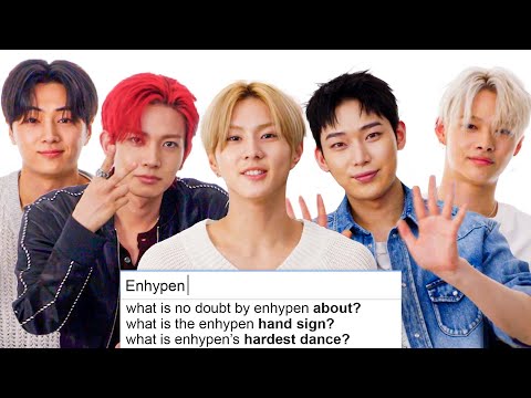 ENHYPEN Answer The Web's Most Searched Questions | WIRED