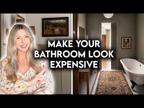 10 AFFORDABLE WAYS TO MAKE YOUR BATHROOM LOOK EXPENSIVE *WITHOUT RENOVATIONS*