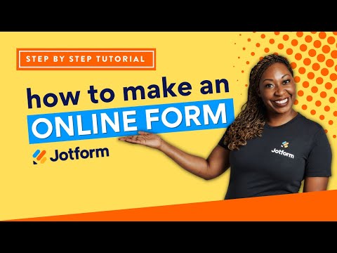 How to Make an Online Form in JotForm | JotForm Tutorial