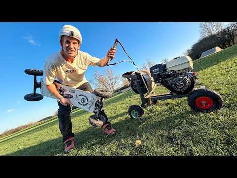 WINCH POWERED URBAN MOUNTAIN BOARDING IS THE ULTIMATE DREAM!