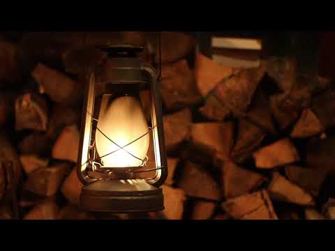 Lantern on a Cottage at Night | 4K Relaxing Screensaver