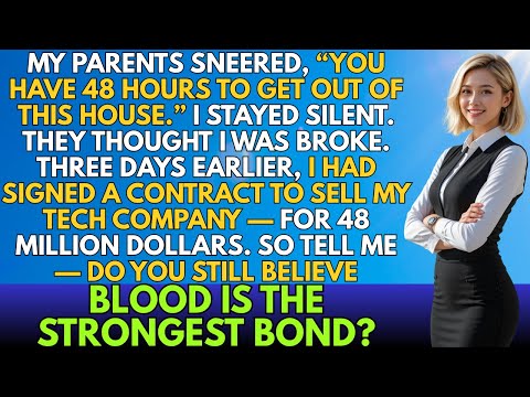 My parents sneered: “You have 48 hours to leave this house.” But they had no idea what I’d done...