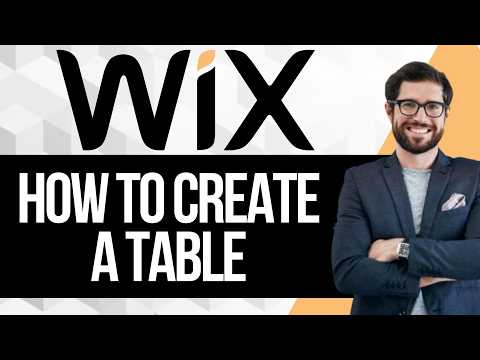 How to Create a Table in Wix