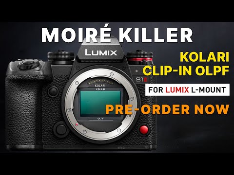 Kolari Clip-in OLPF for LUMIX  | A True Moiré Killer | Pre-Order Now