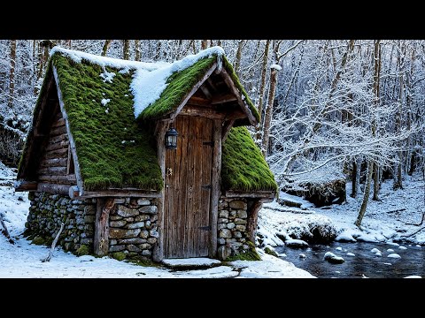 Man Builds Stone House Alone by the River in the Forest I Start to Finish