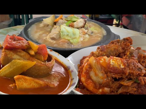 霹雳巴眼士来一家海鲜茶室，鲜嫩的魔鬼鱼，巴掌大的大虾，招牌芋头鱼，色香味俱全，份量大便宜又实惠，各地食客都慕名而来……