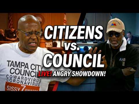 THIS IS WHAT HAPPENS When Citizens Show Up Angry at a Tampa City Council Meeting! LIVE!