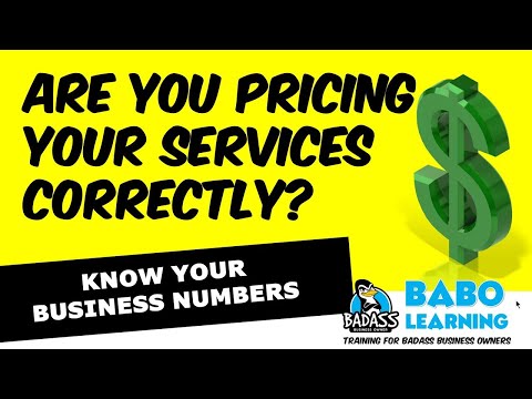 How to Price Correctly in a Service Based Business