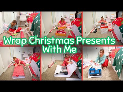 CHRISTMAS PRESENT WRAPPING | WRAP WITH ME | Home With Tracy