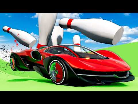 BOWLING IN CARS! (BeamNG)