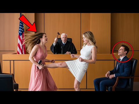 Mistress Kicks Wife In Court — Millionaire Has No Idea The Judge Is Her Father