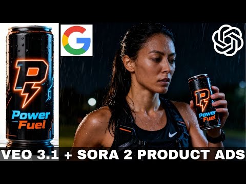 NEW VEO 3.1 + SORA 2 = INSANE Product Videos. Comparison with WAN 2.5