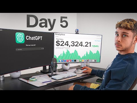 I Started Dropshipping again BUT With A.I. (7 day challenge)