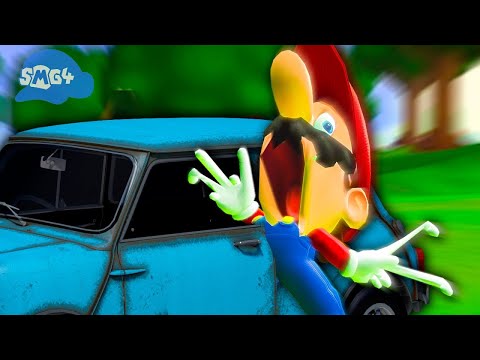 SMG4: Mario Gets His PINGAS Stuck In Car Door