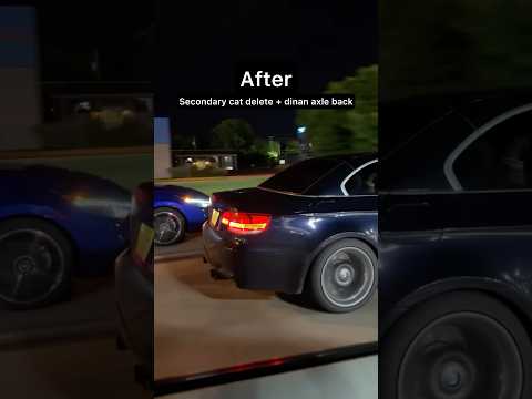 Secondary cat delete on E9X M3