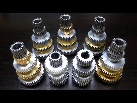 How to make a batch of gears in different ways - homemade gear