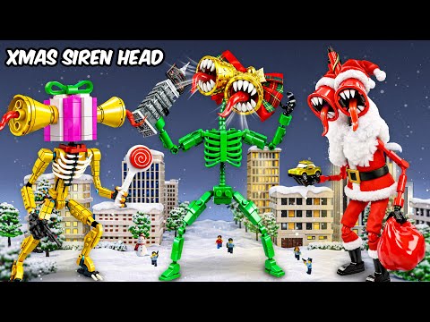 LEGO Siren Head: CHRISTMAS DAY Edition – Celebrate the Holidays with a Twist! | AM Bricks Galaxy