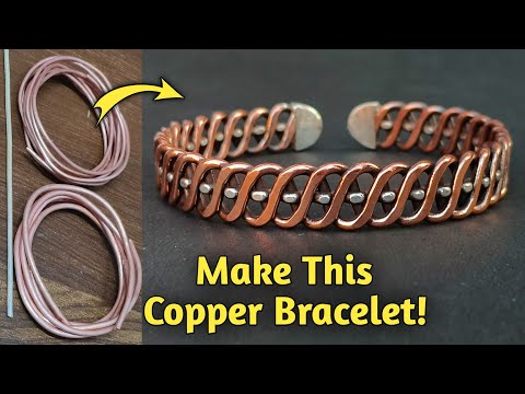 How to Make a Braided Copper Cuff | Handmade Jewelry Tutorial | Jewelry Making