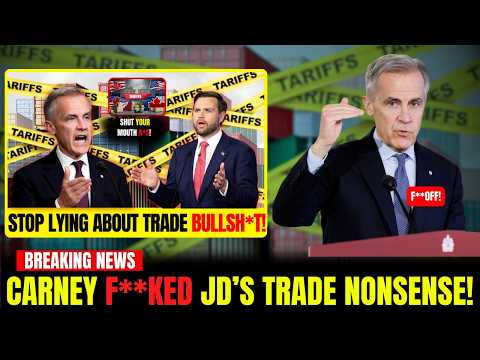 Mark Carney DESTROYS JD Vance’s Anti-CanadaTrade Narrative From Milan Stage Live on TV!
