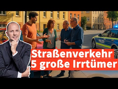 Die 5 größten Rechtsirrtümer im Straßenverkehr | Anwalt Christian Solmecke