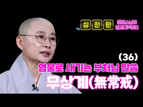 [#원영스님] 36. 세상에서 가장 슬픈 노래 '무상계' #영가천도용_독송문 #십이연기 #무상 #불교대백과2 #불교