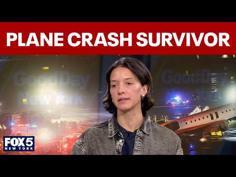 Rachel Mariotti recounts LGA plane crash: 'Just grateful to be here' | FULL INTERVIEW