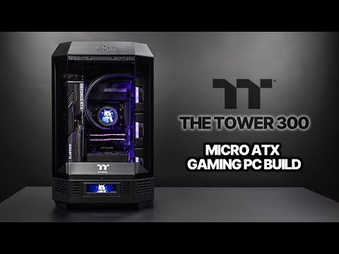 Unique Micro ATX Gaming PC Build | Thermaltake The Tower 300 | 7800X3D | RTX 4070 Ti Super