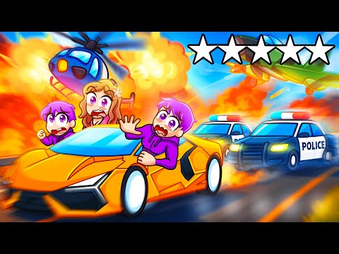 We Survived 5 Stars In GTA 5…