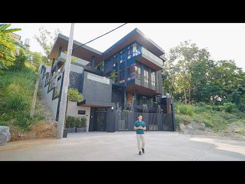 Touring a Brand New Tropical Contemporary Home For Sale in Parkridge Estates