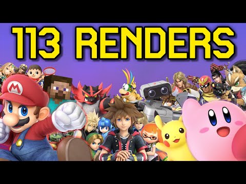 Ranking ALL 113 Character Renders in Super Smash Bros Ultimate!
