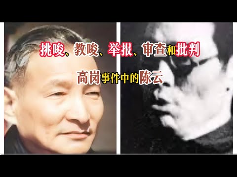 挑唆、教唆、举报、审查、批判：高岗事件中的陈云#毛泽东 #高岗 #陈云 #周恩来 #林彪 #建党百年