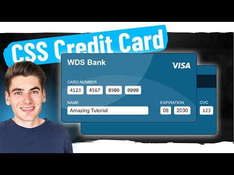How To Create This Advanced Credit Card Form With CSS/JavaScript