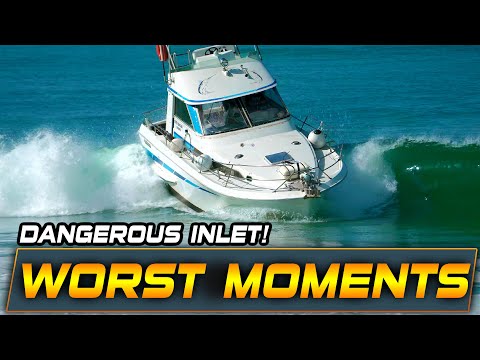 TOP 30 SHOCKING MOMENTS AT CAPBRETON INLET | BOAT ZONE | HAULOVER INLET