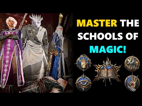 Baldur's Gate 3 - The Court of Grand Mages (All Wizard Party Build)