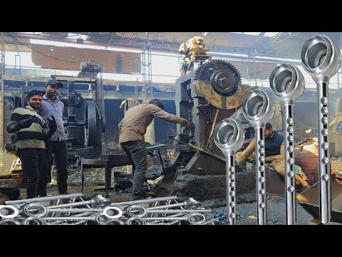 "Incredible" Manufacturing Process Of Making Tractor Tie Rod End Fits In A Local Factory