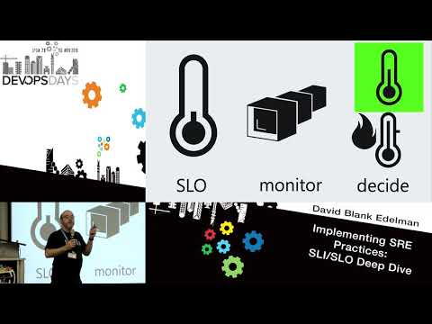 Implementing SRE practices: SLI/SLO deep dive - David Blank Edelman - DevOpsDays Tel Aviv 2018