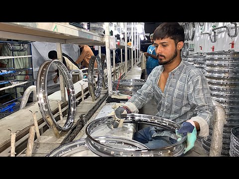 Unveiling The Manufacturing Process of Motorcycle Wheel Rims | Skilled Hands