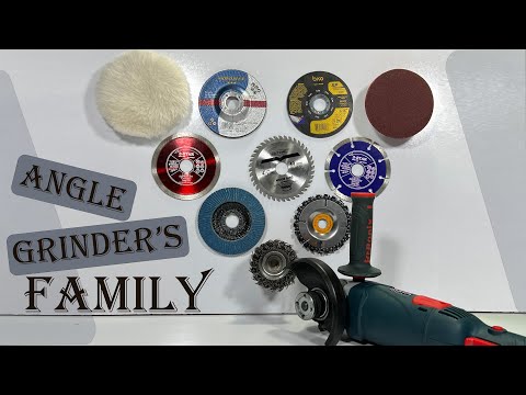 angle grinder attachments - angle grinder blades - 11 attachments ( Amazing )