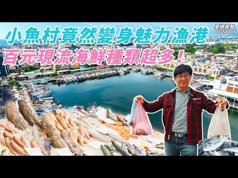 全台最大現流漁市買到爆！【百元現流海鮮種類多到讓我嚇一跳！】車泊買海鮮→現煮現吃超過癮！高雄蚵仔寮魚港｜Taiwan｜露營車泊 ｜Vanlife《憂娘駕駛Outdoor》